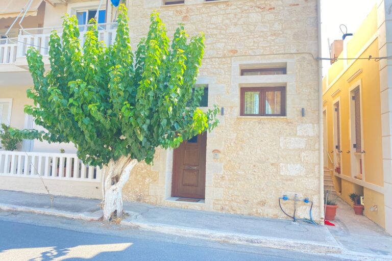 Seafront 2 Floor Stone House For Rent In Kalyves - 1