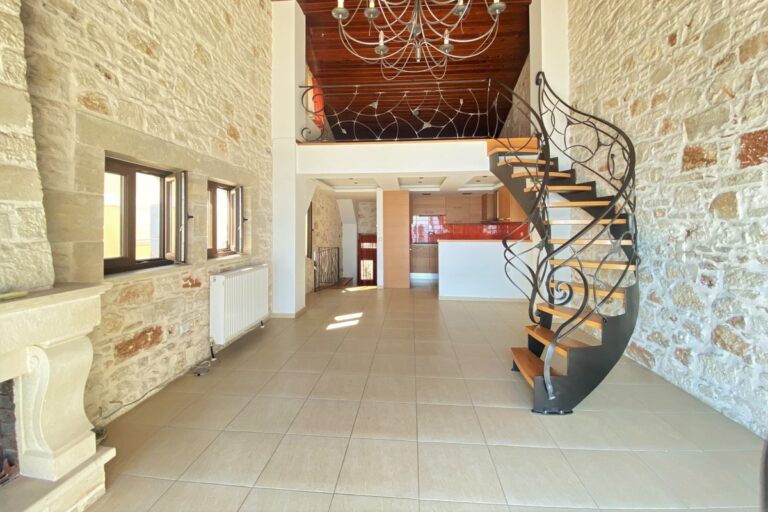 Seafront 2 Floor Stone House For Rent In Kalyves - 9