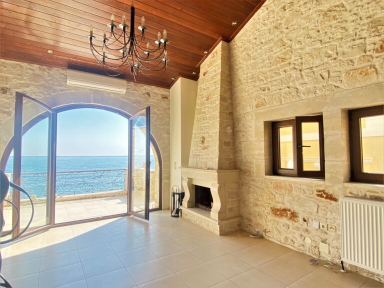Seafront 2 Floor Stone House For Rent In Kalyves - 14
