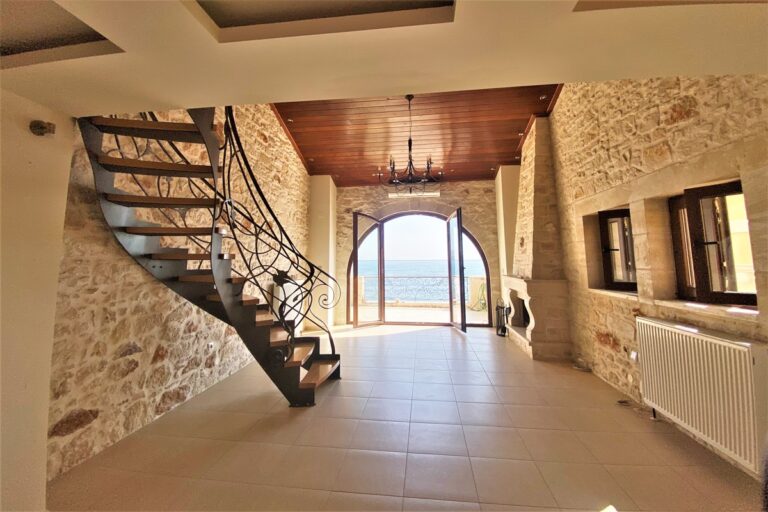 Seafront 2 Floor Stone House For Rent In Kalyves - 20