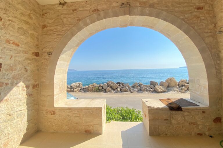 Seafront 2 Floor Stone House For Rent In Kalyves - 33