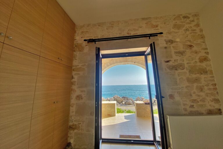 Seafront 2 Floor Stone House For Rent In Kalyves - 34