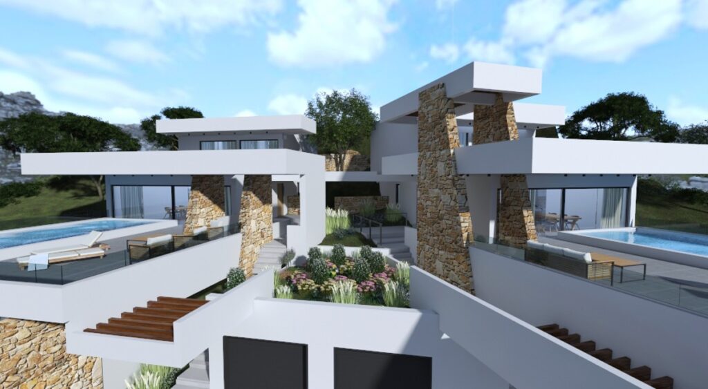 Two Magnificent Villas Side by Side in Kokkino Chorio