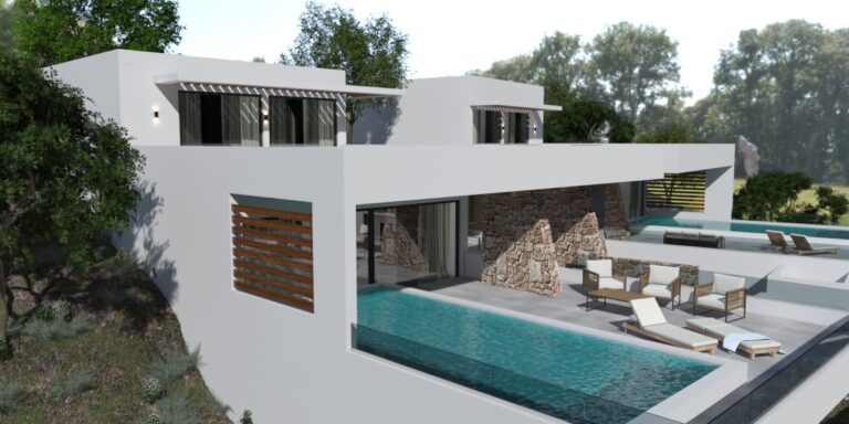 Two Magnificent Villas Side by Side in Kokkino Chorio - 