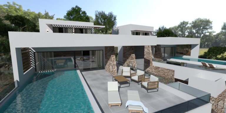 Two Magnificent Villas Side by Side in Kokkino Chorio - 
