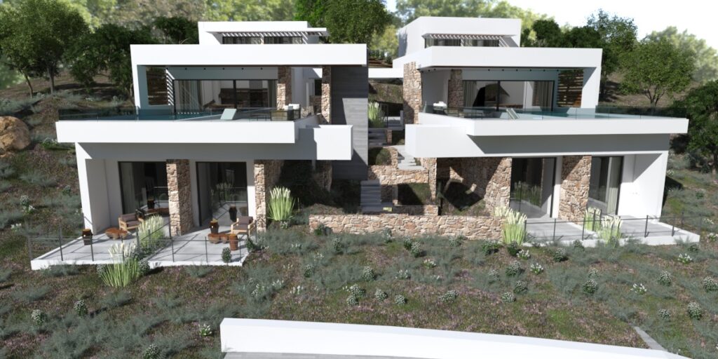 Two Magnificent Villas Side by Side in Kokkino Chorio