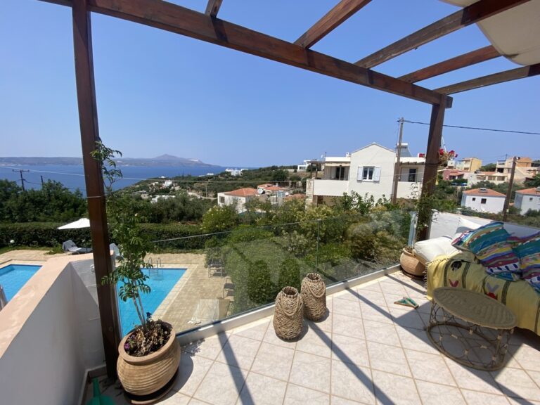 Villa in Plaka with Breathtaking Views and Private Pool For Rent - 