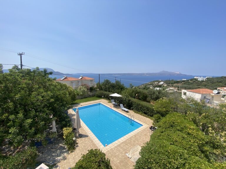 Villa in Plaka with Breathtaking Views and Private Pool For Rent - 