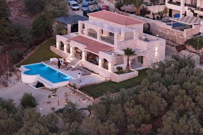 Almyrida Hill Stone Villa - 